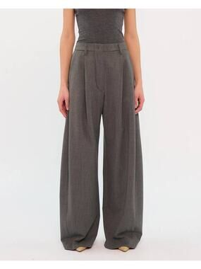 The Latest Billie Wide Leg Pants in Medium Gray Fr 40 US 8